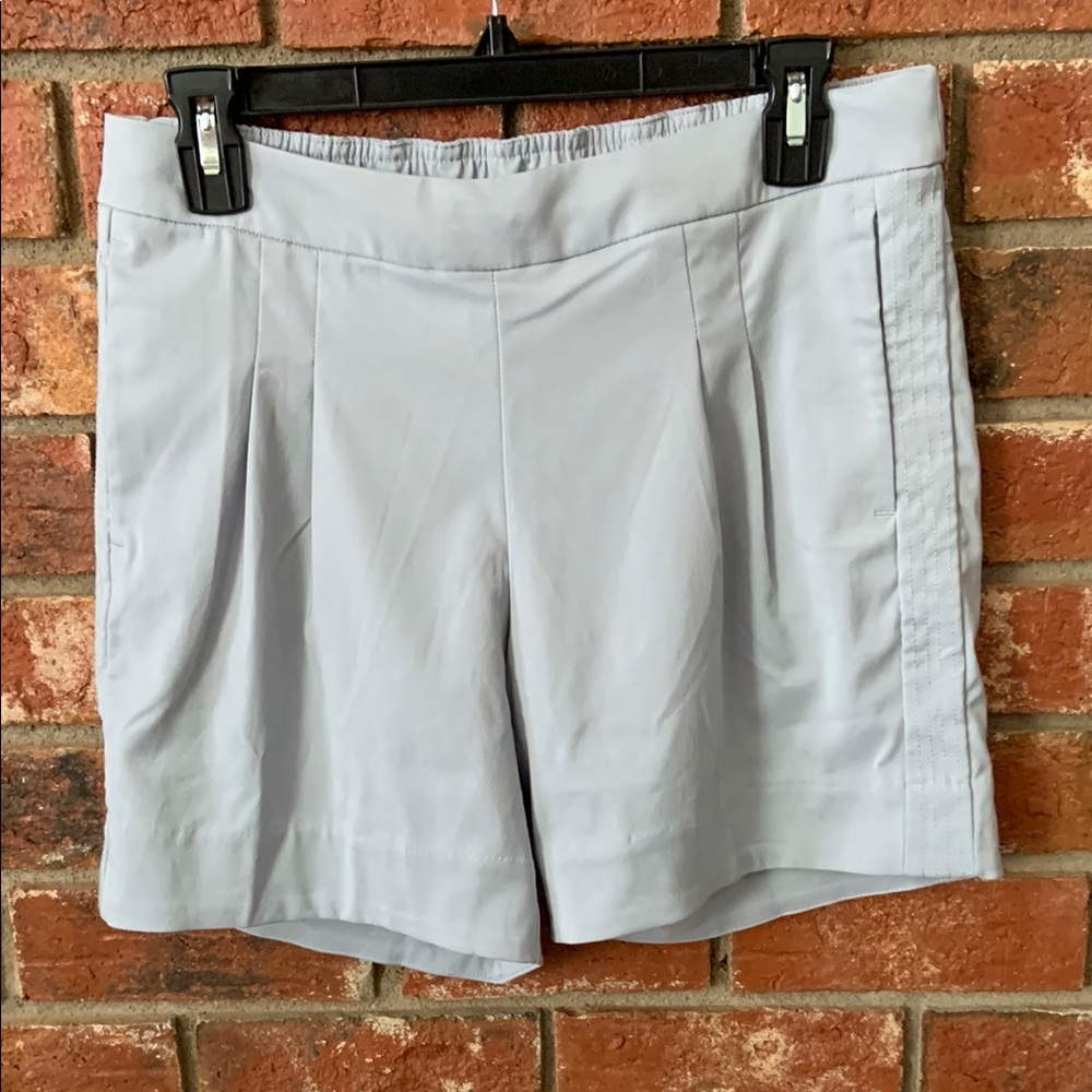 Nike Dri fit Gray Pleated Golf Athletic Midi Shorts